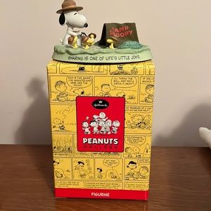 👑 Vintage Peanuts figurine “Campfire Friends” with original box.